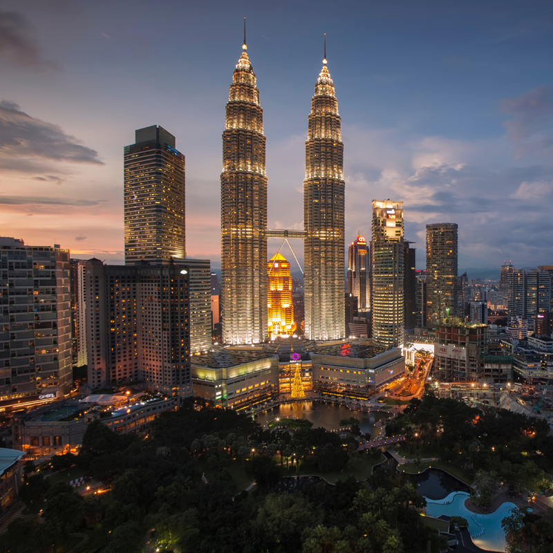 Beijing and Malaysia